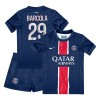 Maglia ufficiale Paris Saint Germain Bradley Barcola 29 Casa 2024-25 per Bambino